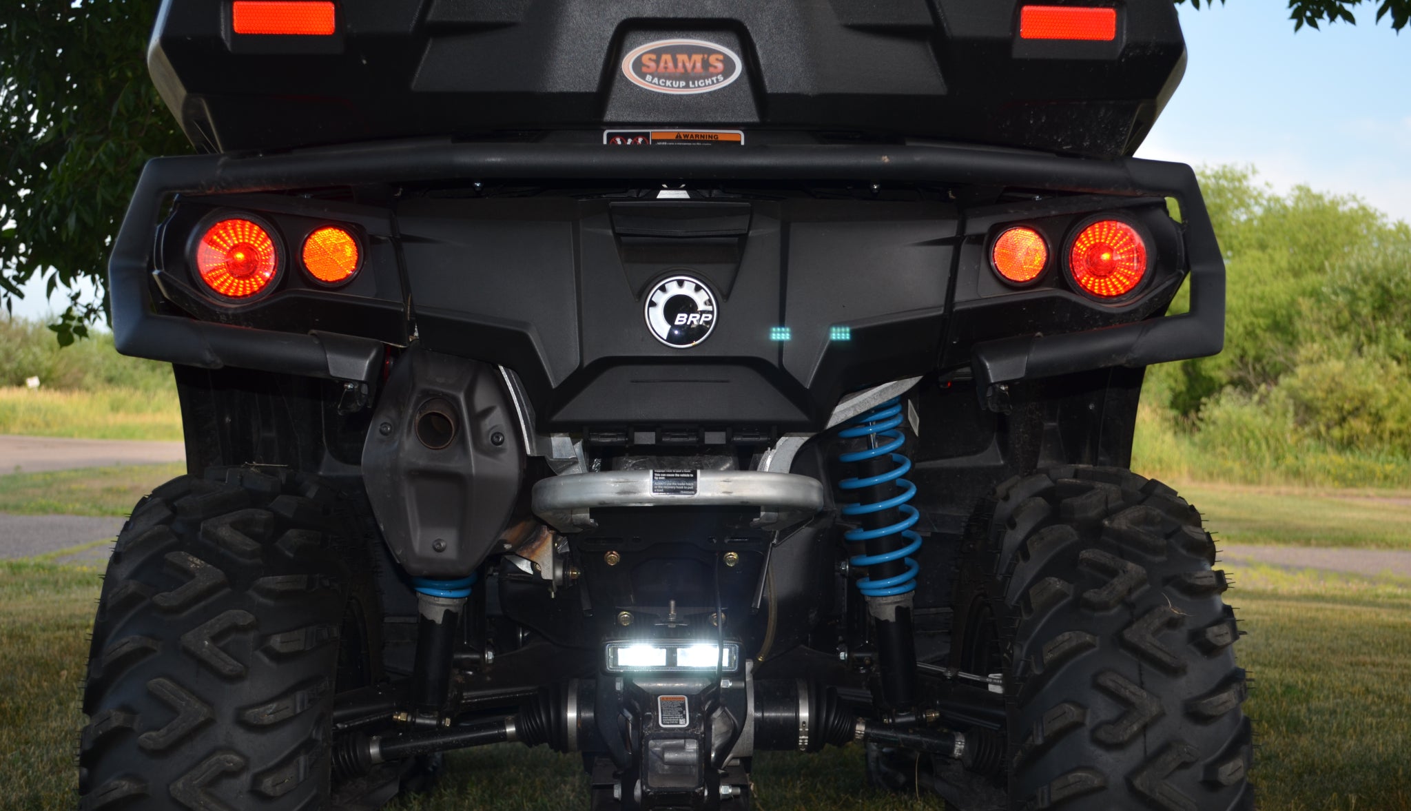 Farmudding Square Led LED Lights For Chevrolet Volt Can-Am Commander (2012-2020) White Halos ...